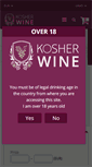 Mobile Screenshot of kosher-wine.eu